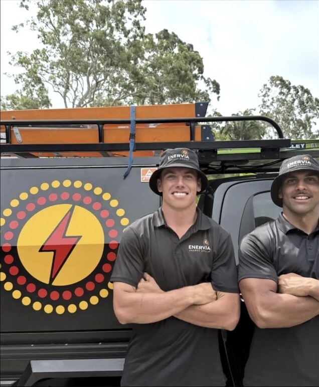 Kyle Williams and Caleb Hodges, Enervia apprentices
